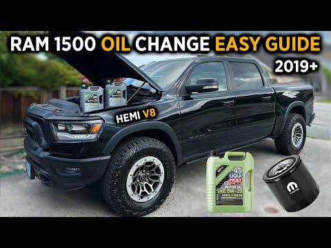 How to Change Engine Oil and Filter on a 2013-2026 Ram 1500 3.6L V6 (Engine: V8 5.7L)