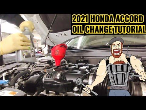 How to Change Engine Oil and Filter on a 2010-2025 Honda Accord (Engine: Inline 4 2.0L)