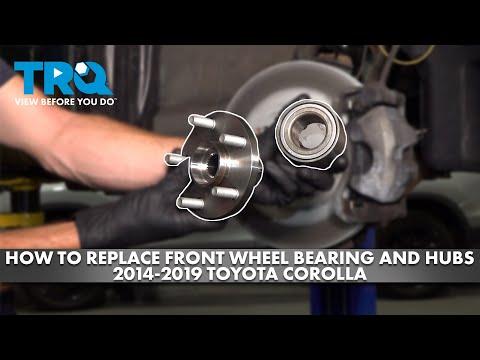 How to Replace the Front Wheel Bearing on a 2016 Toyota Corolla