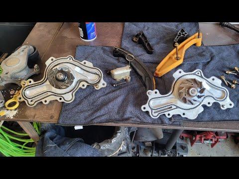 17 ford explorer 3.5 water pump replacement don't buy cheap one's 