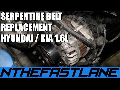 How to Replace the Serpentine Belt on a 2021 Kia Seltos (1.6T or 2.0L)