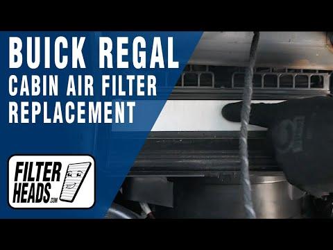 How to Replace Cabin Air Filter 2016 Buick Regal | AQ1164