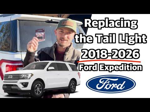 How to Replace Both Tail Light Bulbs on a 2018 Ford Expedition (Left & Right)