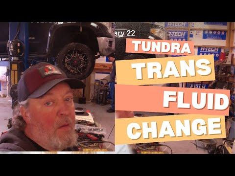 2016 tundra transmission fluid change