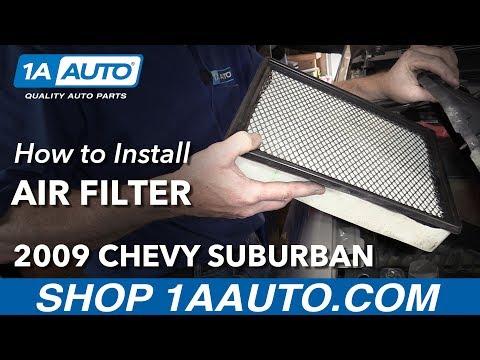 How to Replace the Engine Air Filter on a 2008 Chevrolet Suburban 1500
