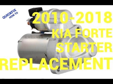 How to Replace the Starter Motor on a 2017-2024 Kia Forte 2.0L (Engine: Inline 4 2.0L)