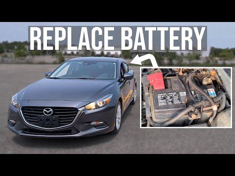 How to Replace the 12V Battery on a 2018 Mazda 3 (Group 35)