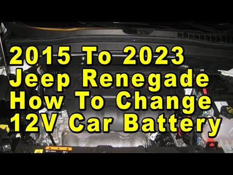 How to Replace the 12V Battery on a 2016 Jeep Renegade (ESS/Non-ESS)