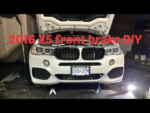 2016 BMW X5 front brake DIY