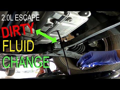 How to Change Transmission Fluid on a 2009-2019 Ford Escape (Engine: Inline 4 2.0L)