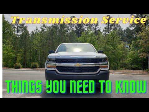 2018 Silverado Transmission Fluid and Filter Change