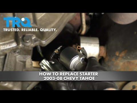 How to Replace the Starter Motor on a 2008 Chevrolet Tahoe (No-Crank Fix)