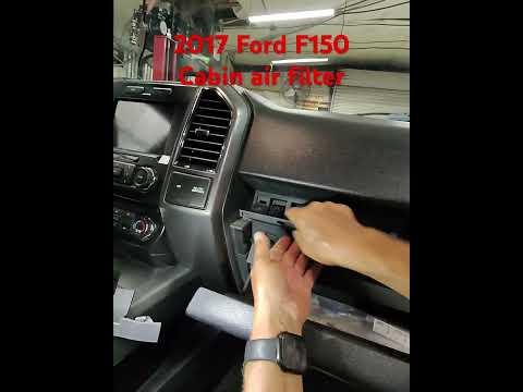 Replacing cabin air filter on Ford F150 2017