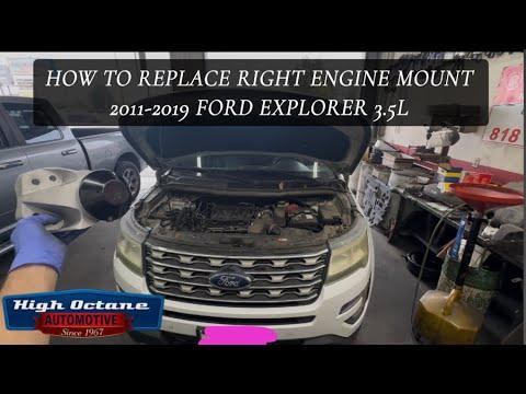 How To Replace Right Engine Mount 2011-2019 Ford Explorer 3.5L