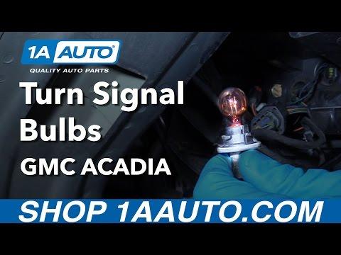 How to Replace Front Turn Signal Bulbs on a 2016 GMC Acadia (3157A/3457A)
