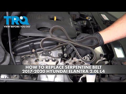 How to Replace the Serpentine Belt on a 2018 Hyundai Elantra (Drive Belt Guide)
