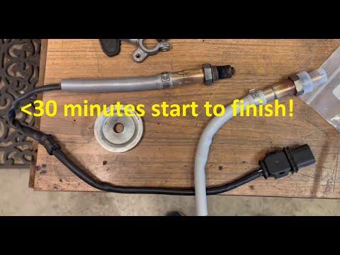 EASY DIY - VW Audi 2.0T Primary Upstream Oxygen Sensor Replacement
