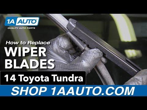 How to Replace Front Windshield Wiper Blades on a 2007-2019 Toyota Tundra