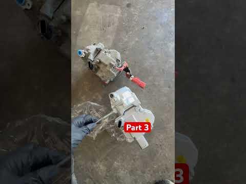 How to replace AC compressor on Toyota Prius #shorts