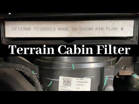 How to Replace the Cabin Air Filter on a 2018 GMC Terrain (Glovebox Method)