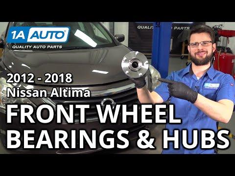 How to Replace the Front Wheel Bearing Hub on a 2013 Nissan Altima
