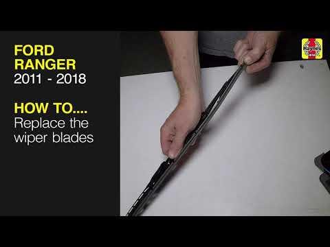 How to Replace Front Windshield Wiper Blades on a 2019-2023 Ford Ranger