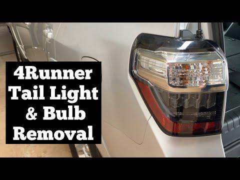 2010 - 2021 Toyota 4Runner Tail Light Removal - How To Remove &amp; Change Turn Reverse Light Taillight