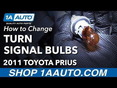 How to Replace Rear Turn Signal Bulbs on a 2014 Toyota Prius (7440/WY21W)