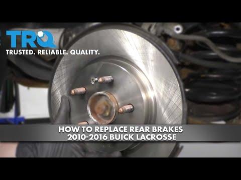How to Replace Rear Brake Pads and Rotors on a 2016 Buick LaCrosse