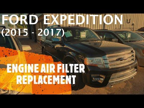 How to Replace the Engine Air Filter on a 2016 Ford Expedition
