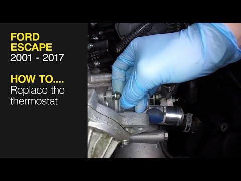 How to Replace the Thermostat on a 2005-2019 Ford Escape (Engine: Inline 4 2.0L)
