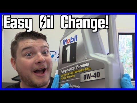 How to Change Oil and Filter Mercedes Benz GLA 250 2014-2018 2.0L