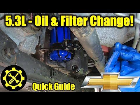 2014 - 2019 Silverado &amp; Sierra 5.3L - Oil &amp; Filter Change