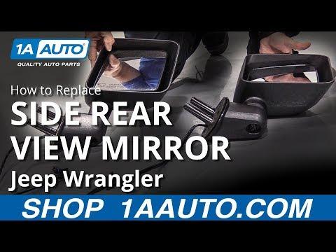 How to Replace Side Rear View Mirror 06-18 Jeep Wrangler