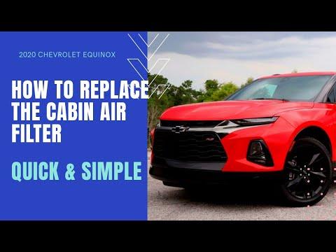 How to Replace the Cabin Air Filter on a 2020 Chevrolet Blazer (DIY Guide)