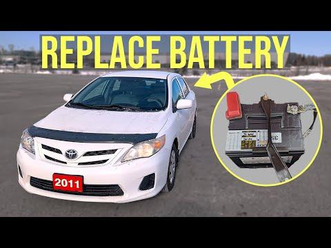 How to Replace the Battery on a 2013 Toyota Corolla