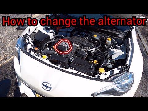 How to replace an alternator on a Scion FR-S / BRZ / GT86