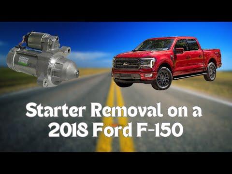 2018 Ford F 150 Starter Replacement