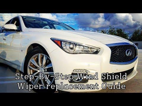 Step-By-Step Infiniti Q50 Windshield Wiper Replacement 14-20