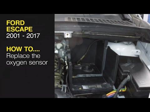 How to Replace the oxygen sensor on the Ford Escape 2001 - 2017
