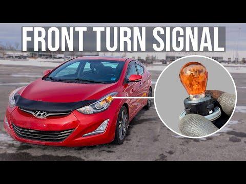How to Replace Front Turn Signal Bulbs on a 2016 Hyundai Elantra