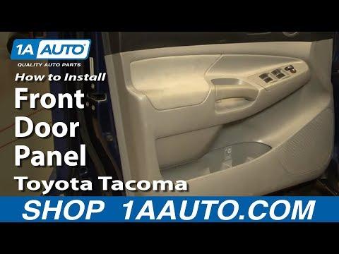 How to Remove Front Door Panel 05-12 Toyota Tacoma