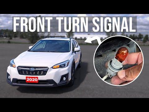 How to Replace Front Turn Signal Bulbs on a 2018 Subaru Crosstrek (7440A)