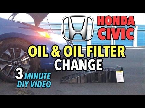 How to Change Engine Oil & Oil Filter on a 2012 Honda Civic (0W-20 DIY Guide)