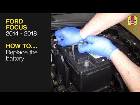 How to Replace the Battery on a 2000-2018 Ford Focus (Engine: Inline 4 2.0L)