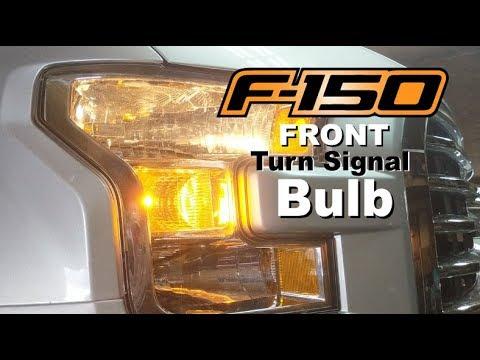 2015-2017 F150:  Front Turn Signal Bulb Replacement
