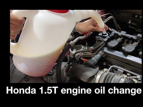 How to Change Engine Oil and Filter on a 2010-2022 Honda Accord 1.5L (Engine: Inline 4 1.5L)