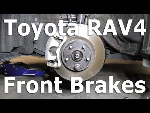 How to Replace Front Brake Pads on a 2019-2026 Toyota RAV4