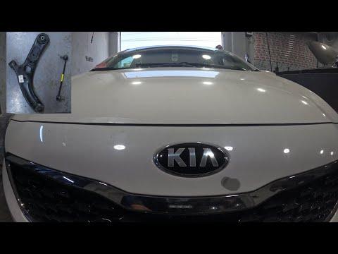 KIA forte - replacing control arm - replacing sway bar links #kia #forte