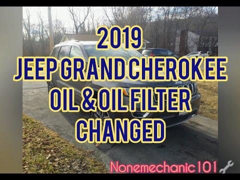 2019 Jeep Grand Cherokee Oil & Oil Filter Changed